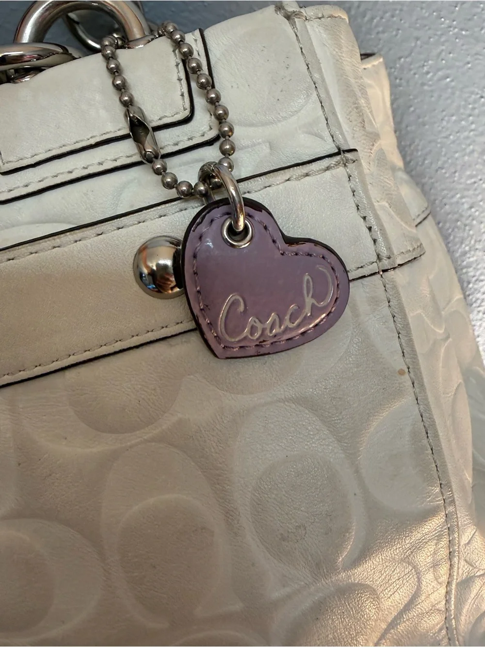Vintage Coach Penelope Carryall Satchel Handbag